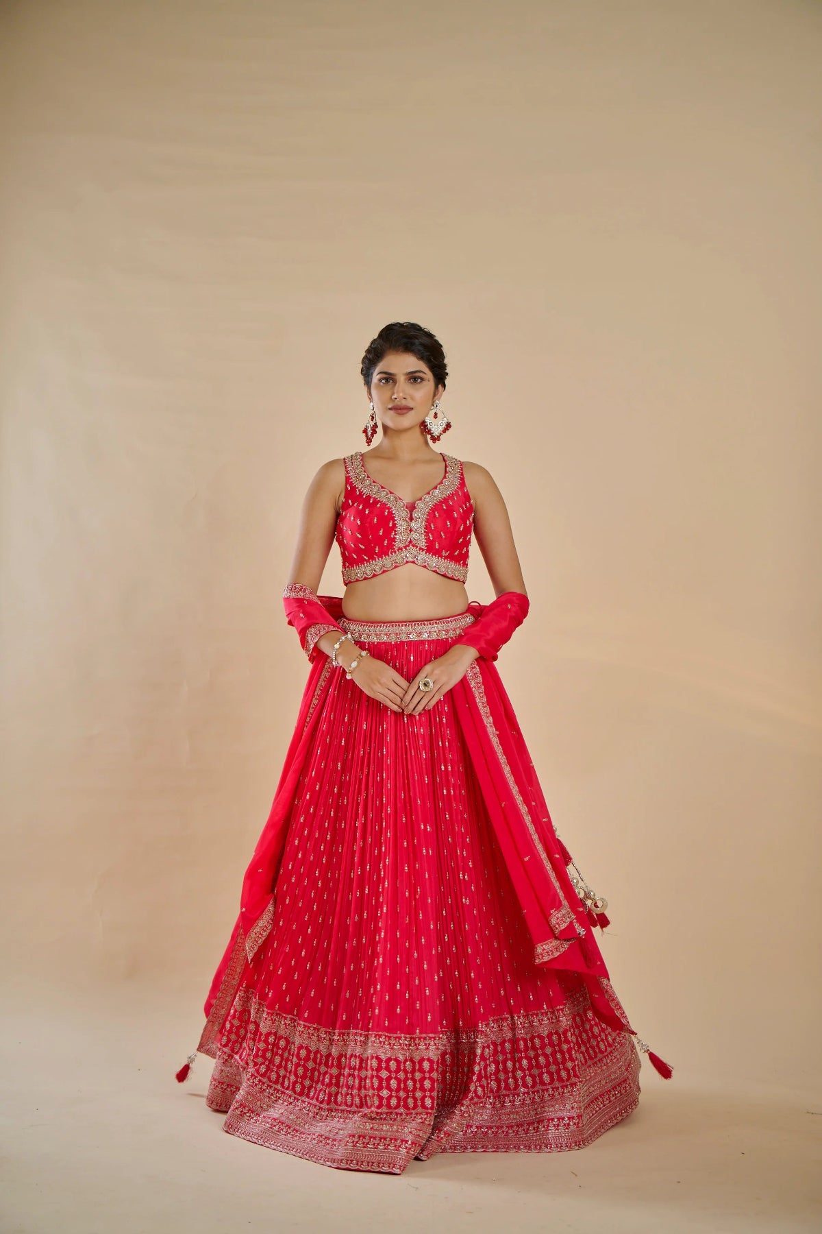 Scarlet Glow Lehenga