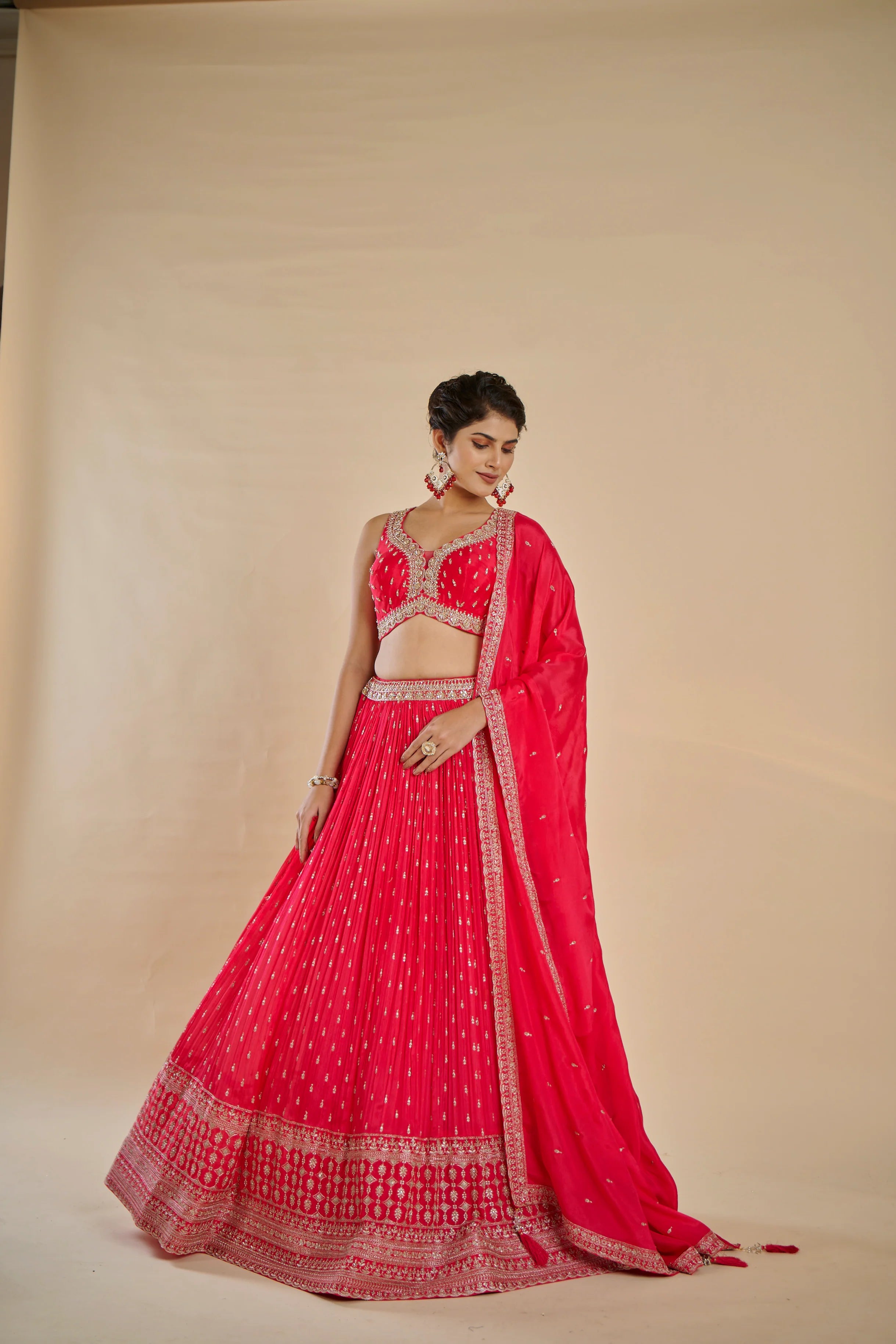 Scarlet Glow Lehenga