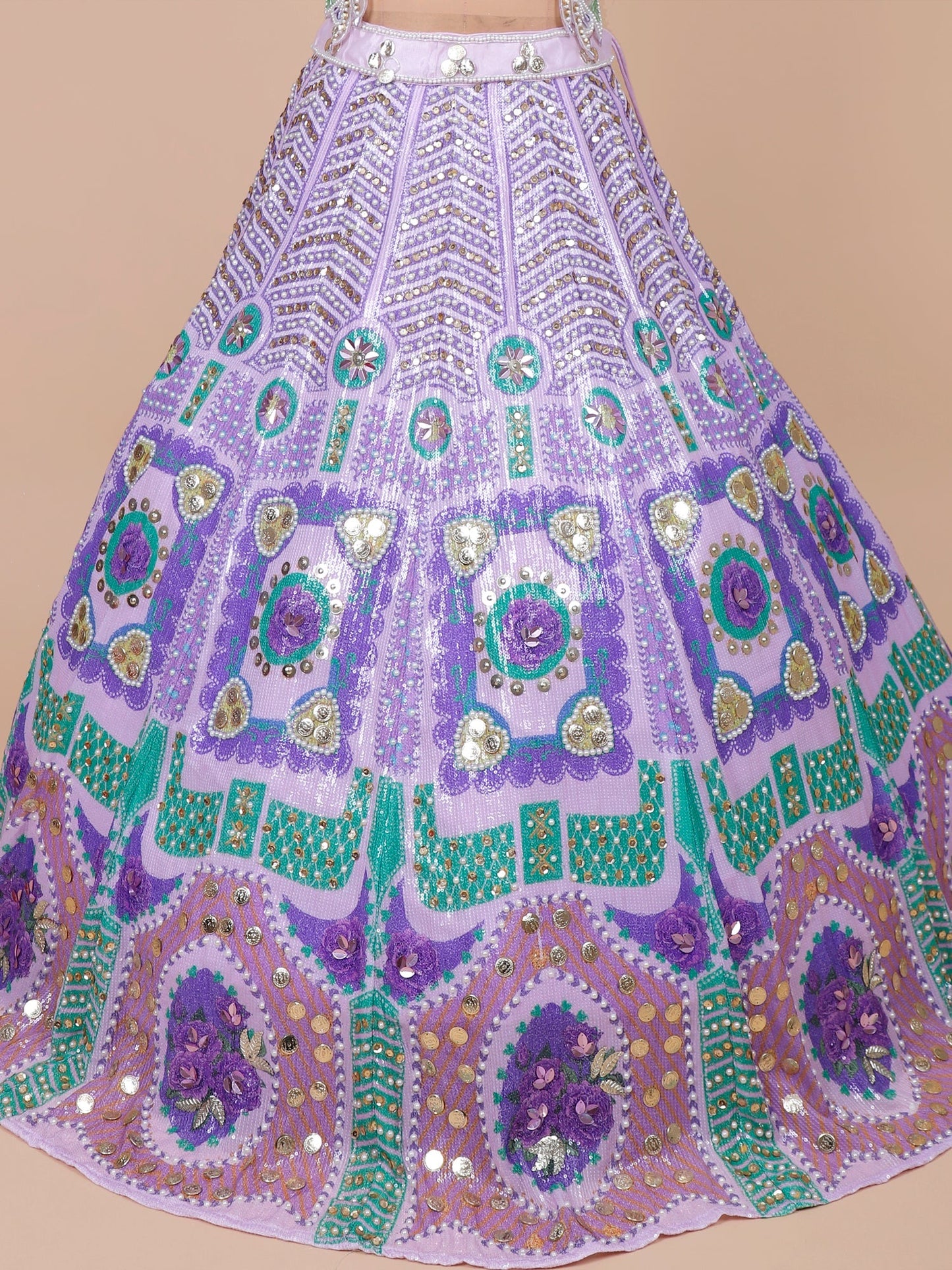 Amethyst Bloom Lehenga
