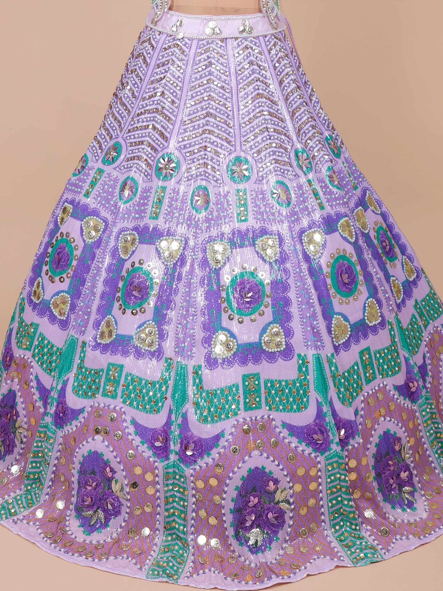 Amethyst Bloom Lehenga