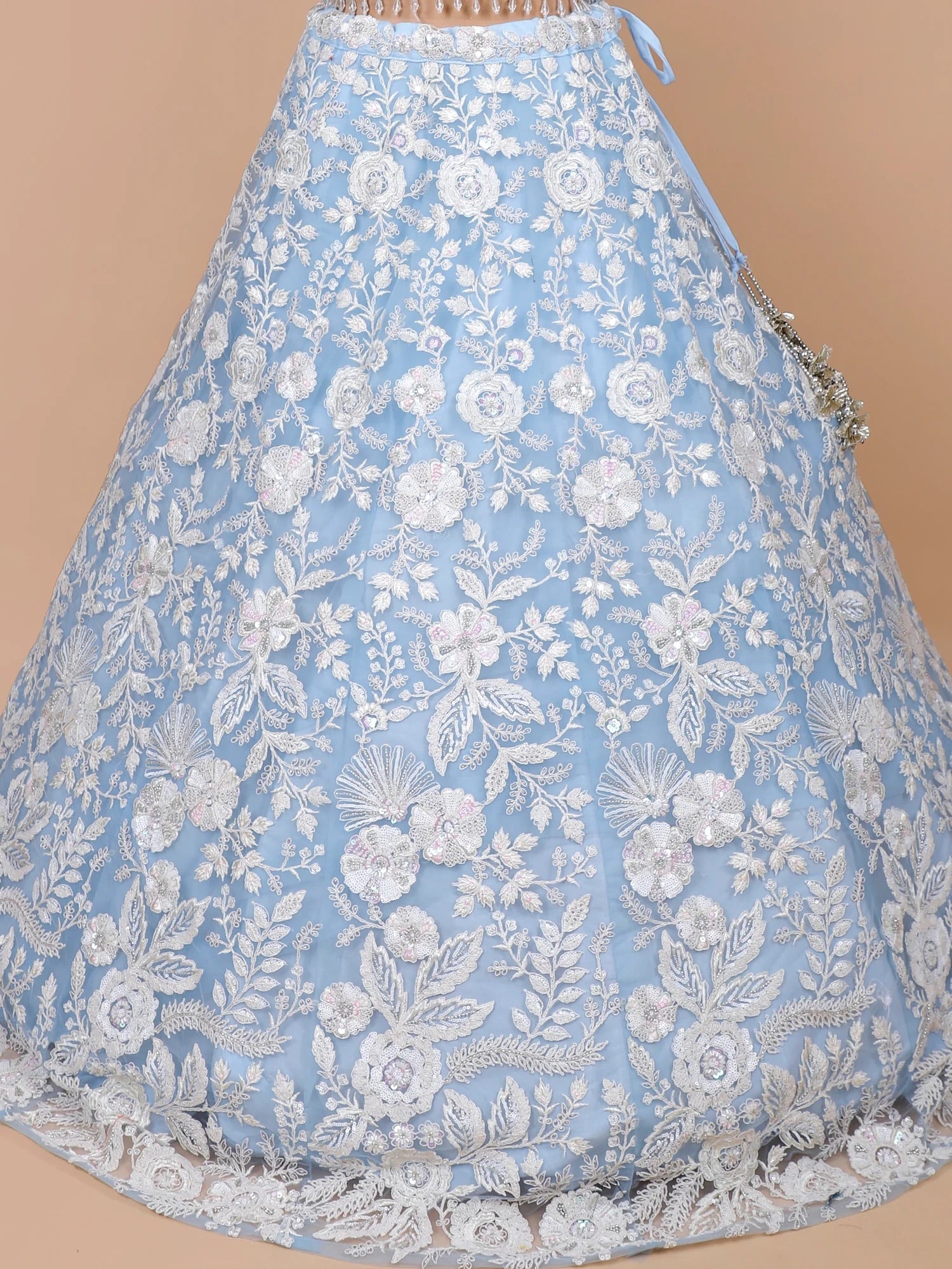 Fleur de Lace Set in Baby Blue