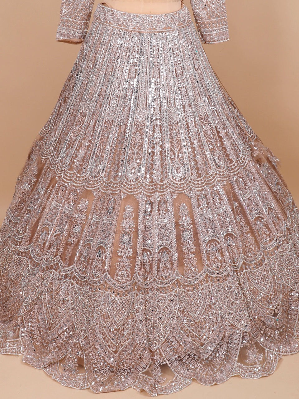 Peach Mirage Lehenga