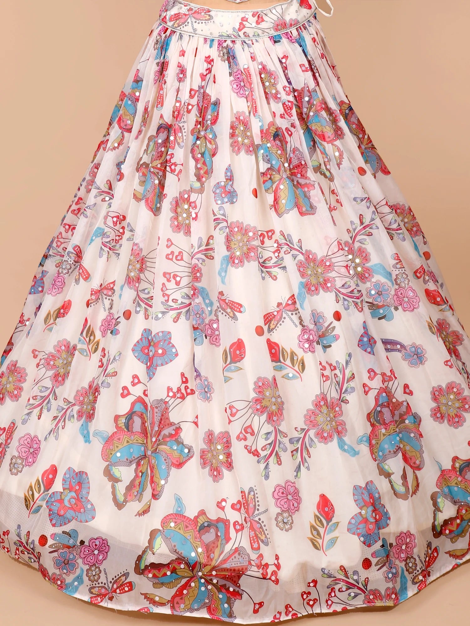 Papillon Bloom Floral Lehenga