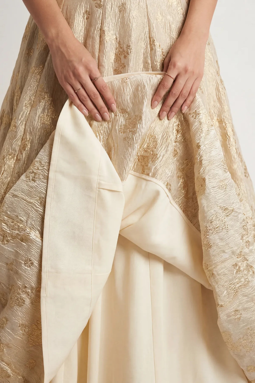 Banarasi Crush Tissue Lehenga Skirt
