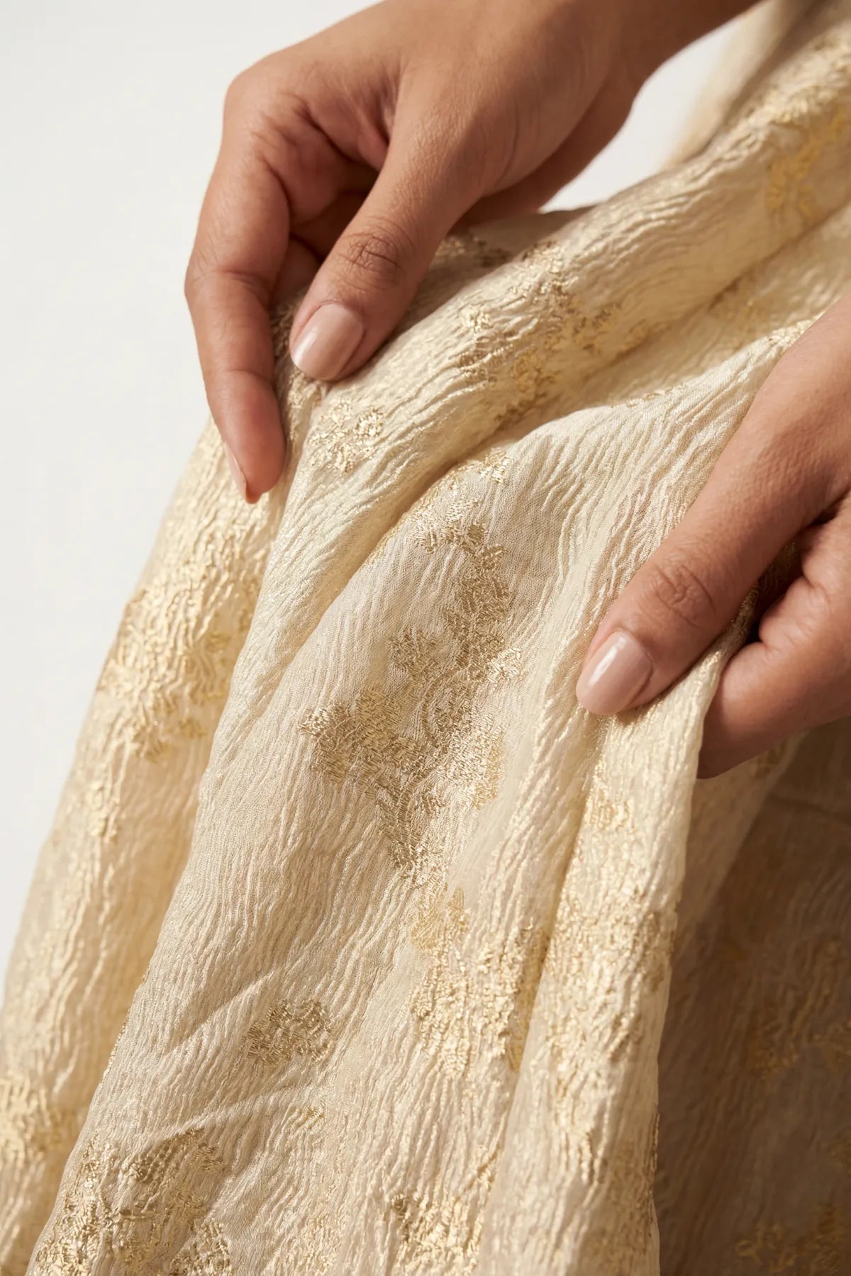 Banarasi Crush Tissue Lehenga Skirt