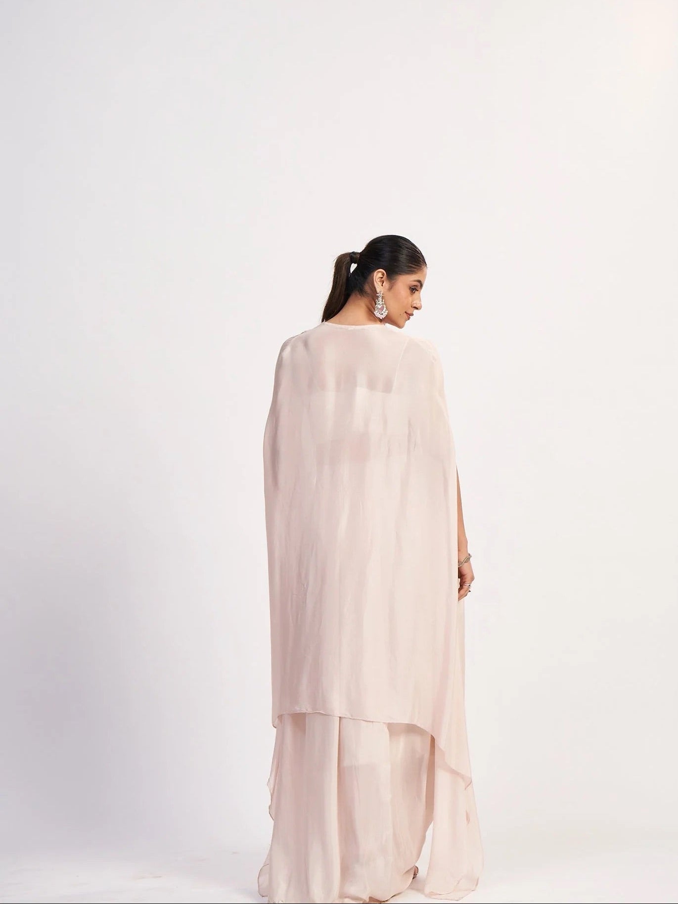 Blush Pure Chinon Drape Set