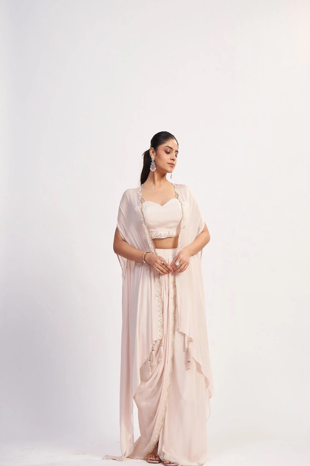 Blush Pure Chinon Drape Set