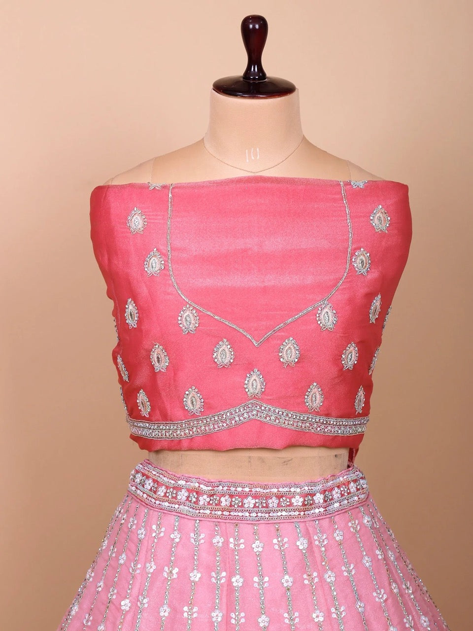 Peacock Motif Lehenga Set