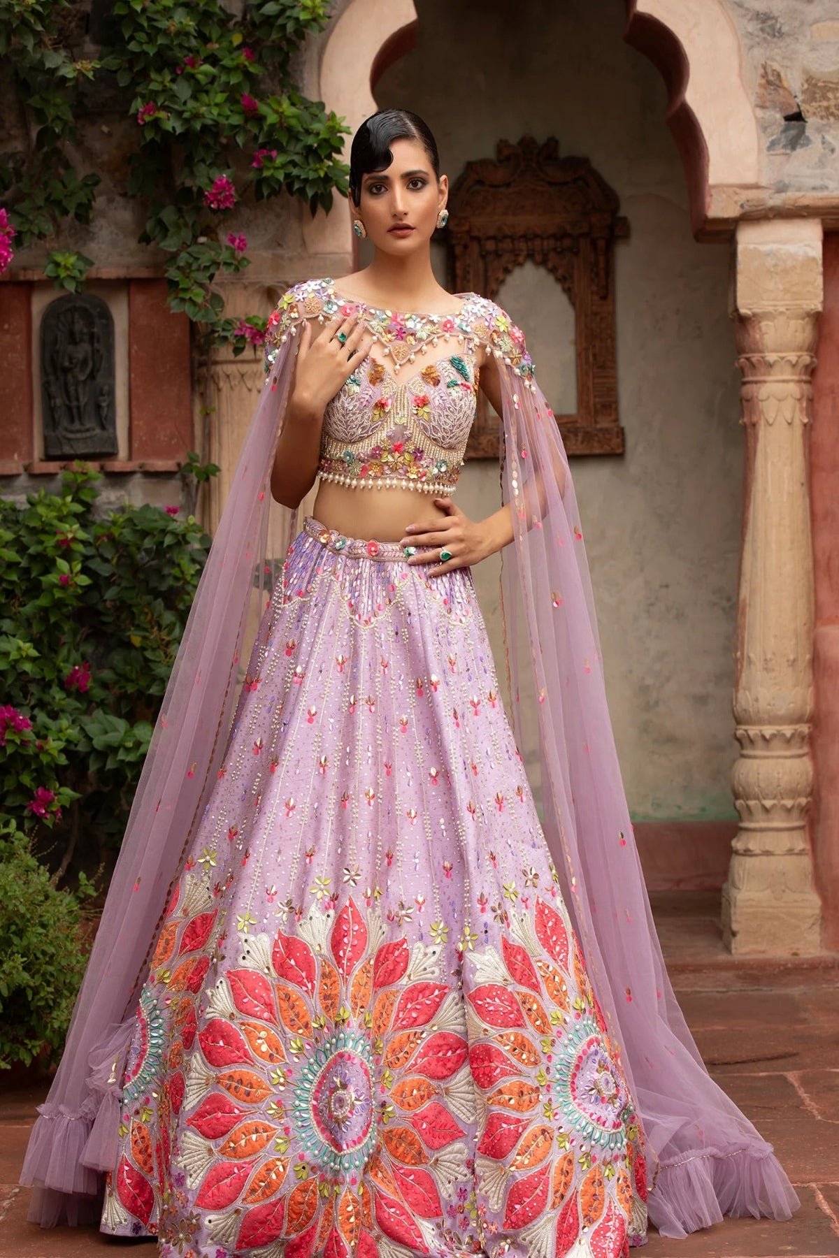 Lilac Radiance Lehenga