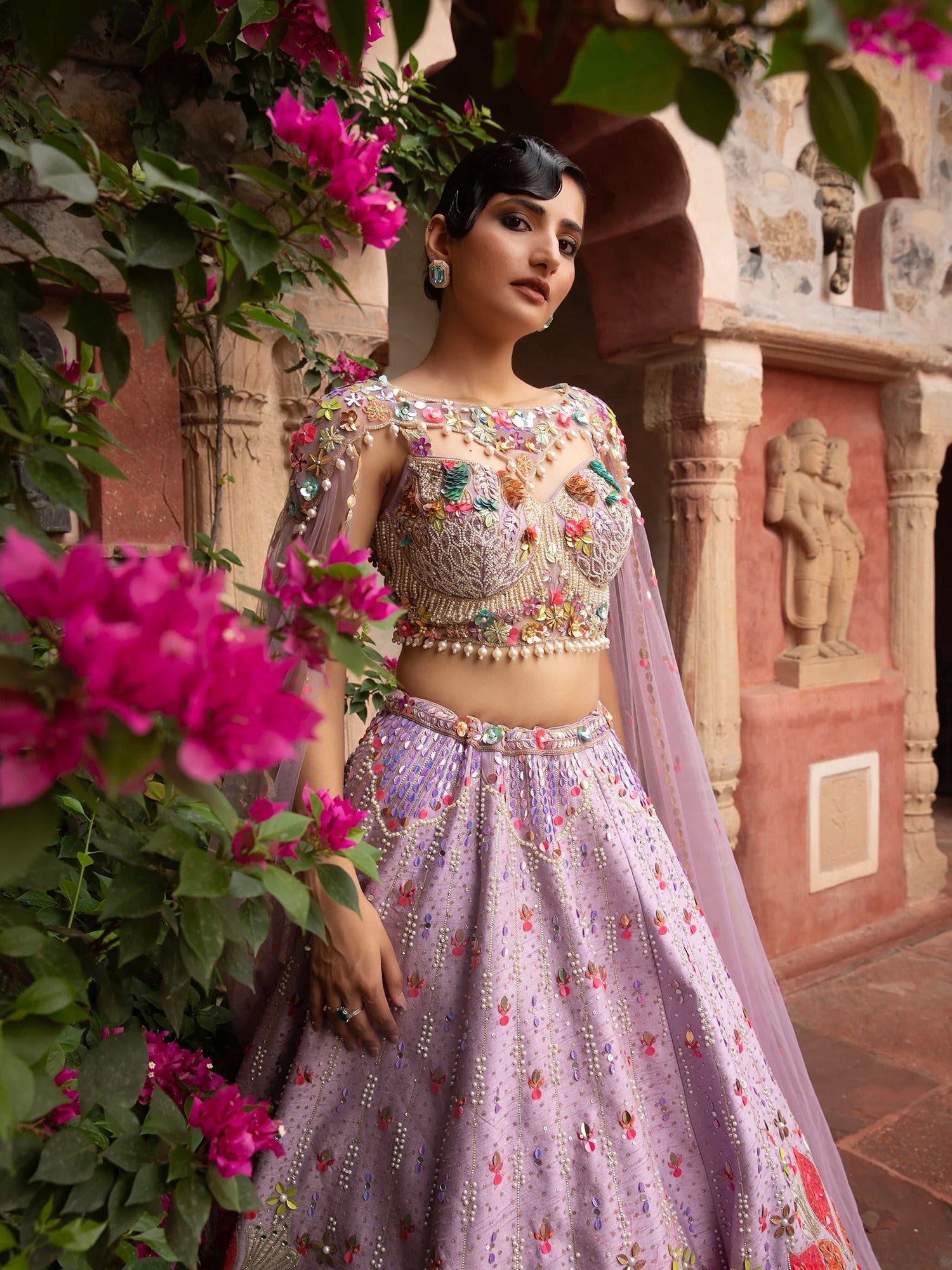Lilac Radiance Lehenga