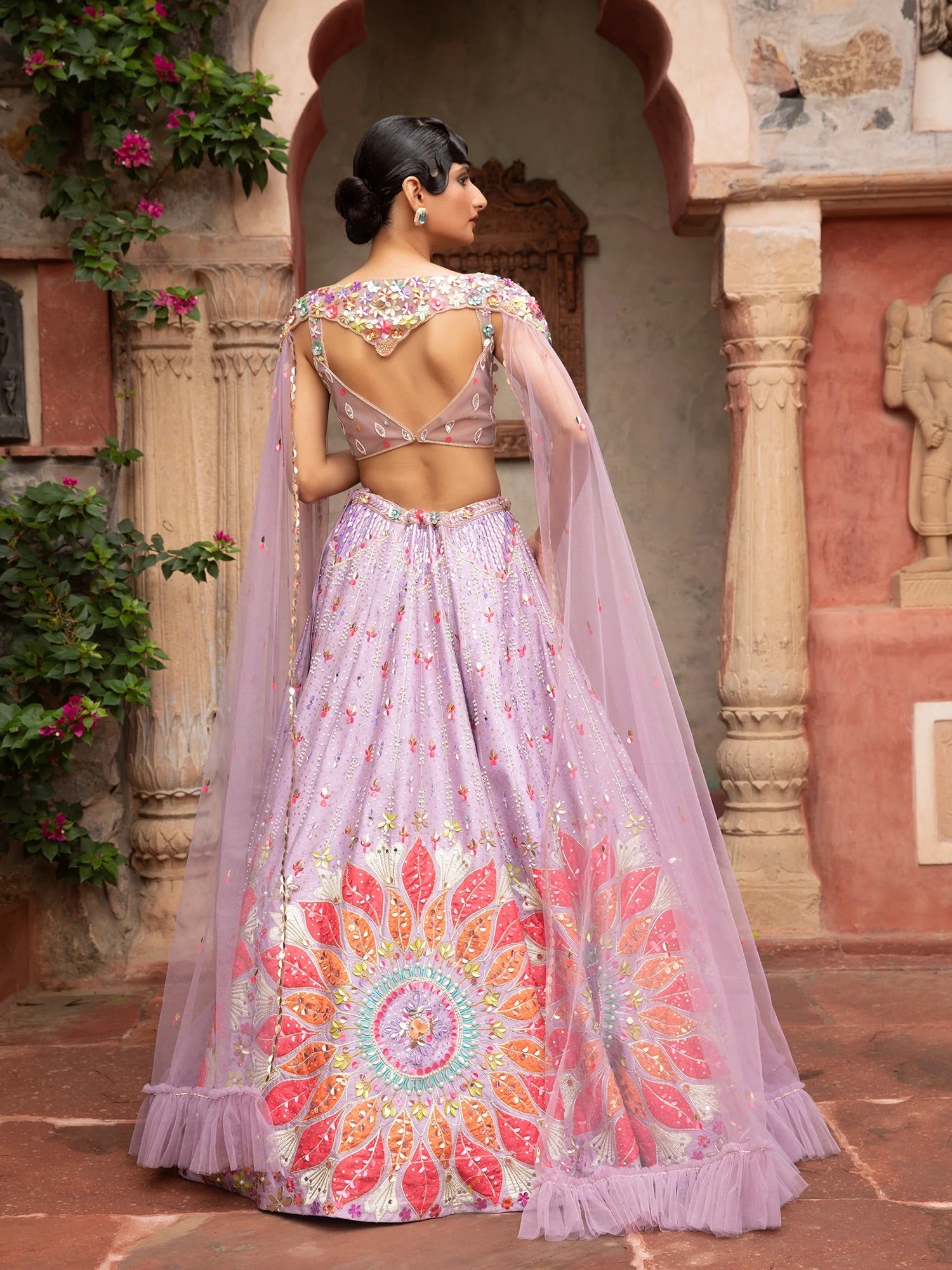 Lilac Radiance Lehenga