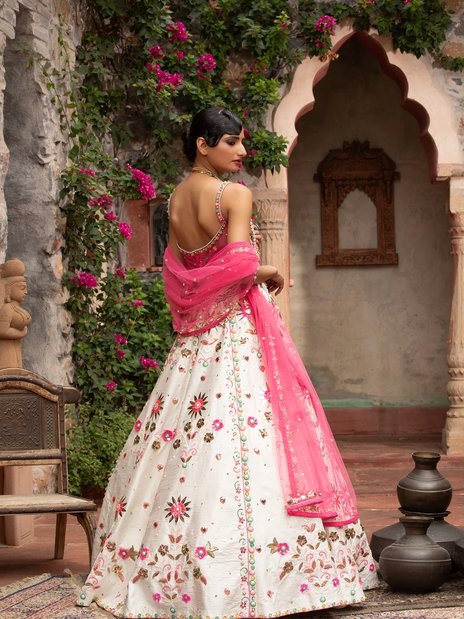 Rosé Garden Lehenga