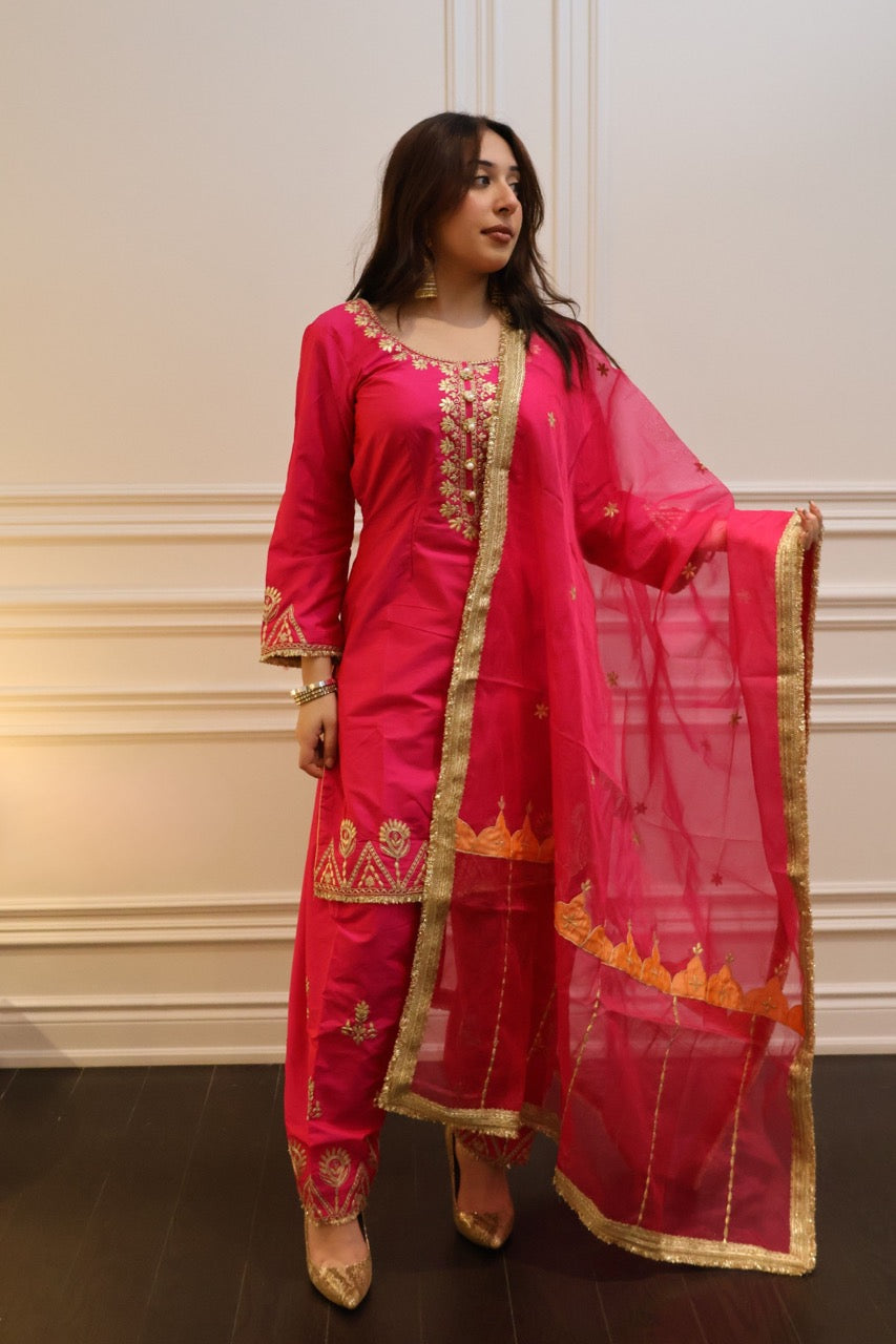 Magenta Ember Suit Set