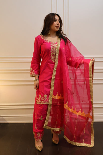 Magenta Ember Suit Set