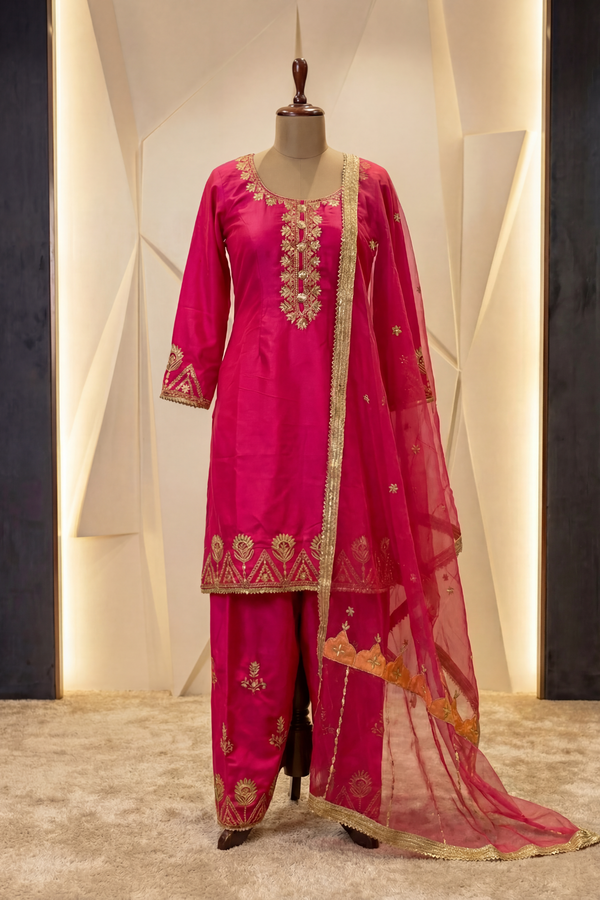 Magenta Ember Suit Set