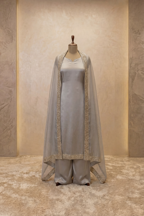 Silver Mist Kurta Set