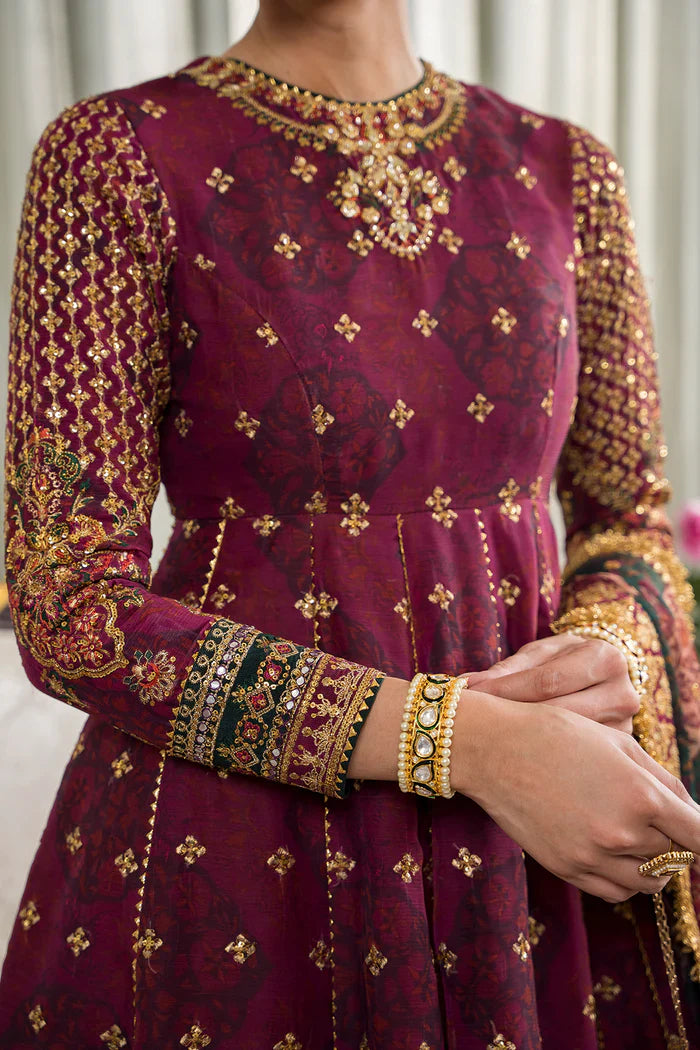 Maroon Frock Suit - Dorie