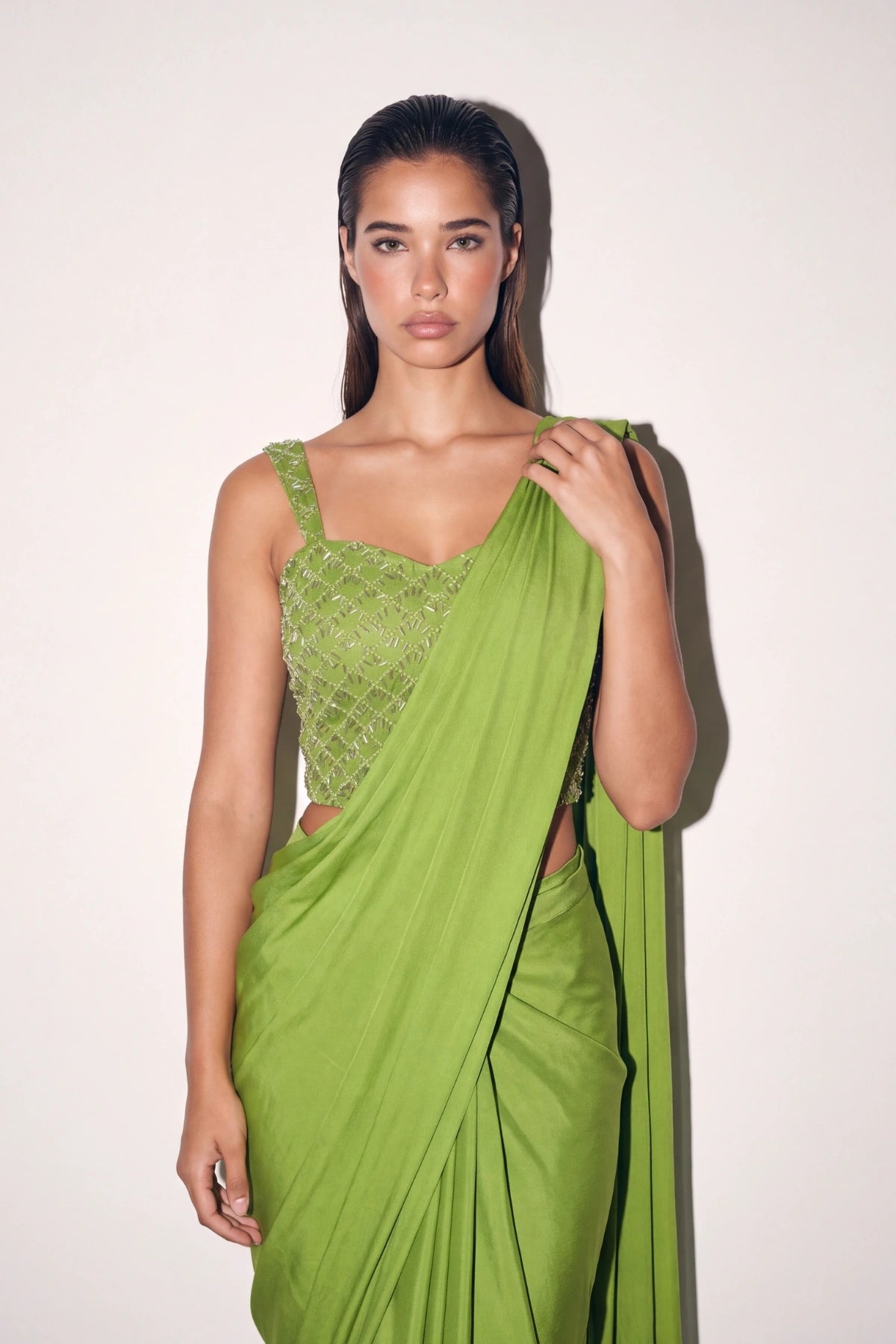 Olivier Pre-Pleated Saree