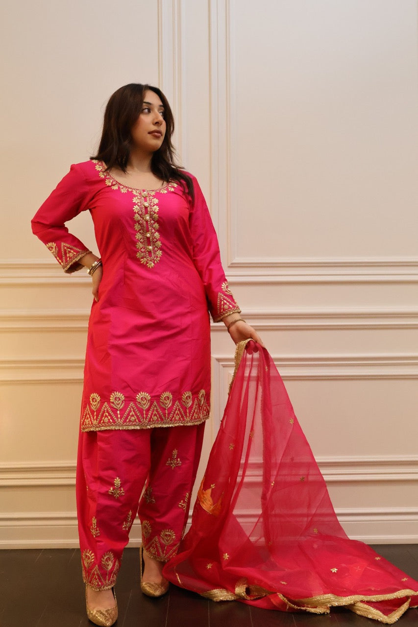 Magenta Ember Suit Set