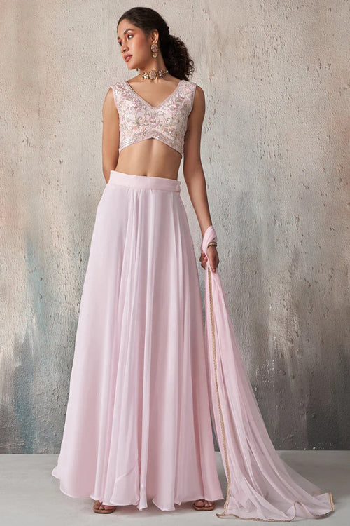 Blush Éclat Lehenga Set