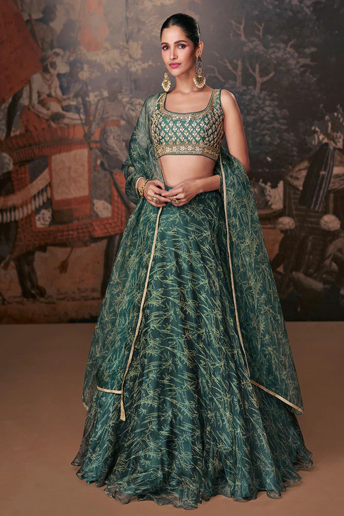 Emerald Reed Luxe Lehenga Set