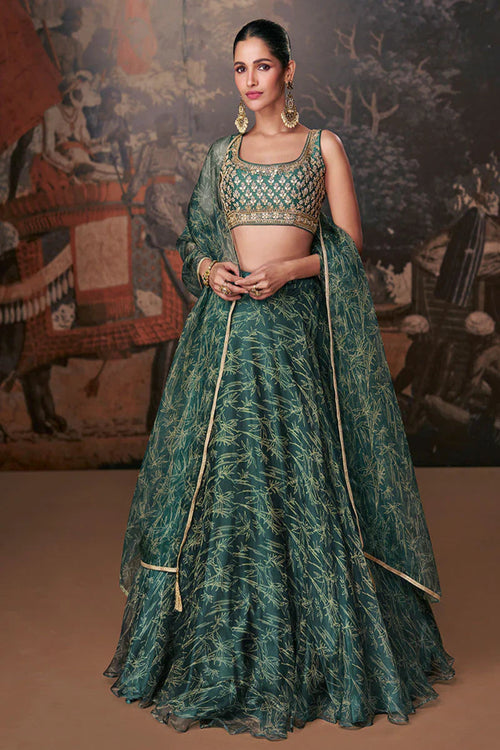 Emerald Reed Luxe Lehenga Set