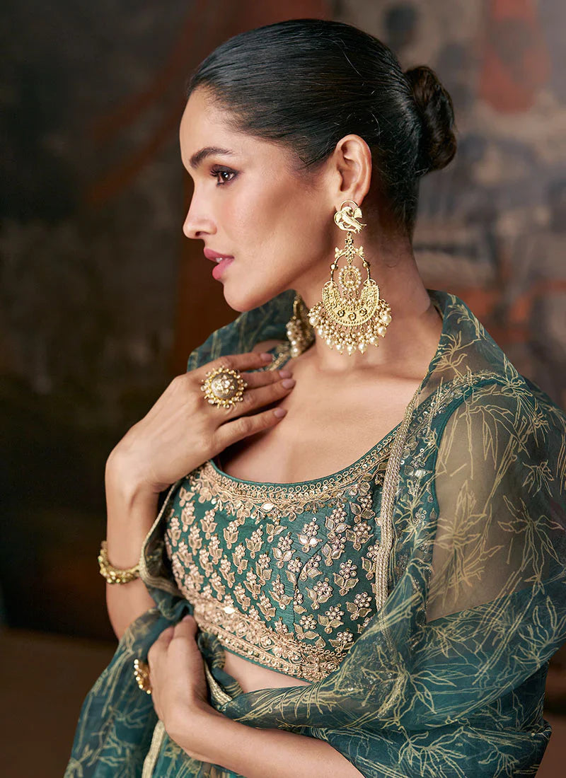 Emerald Reed Luxe Lehenga Set