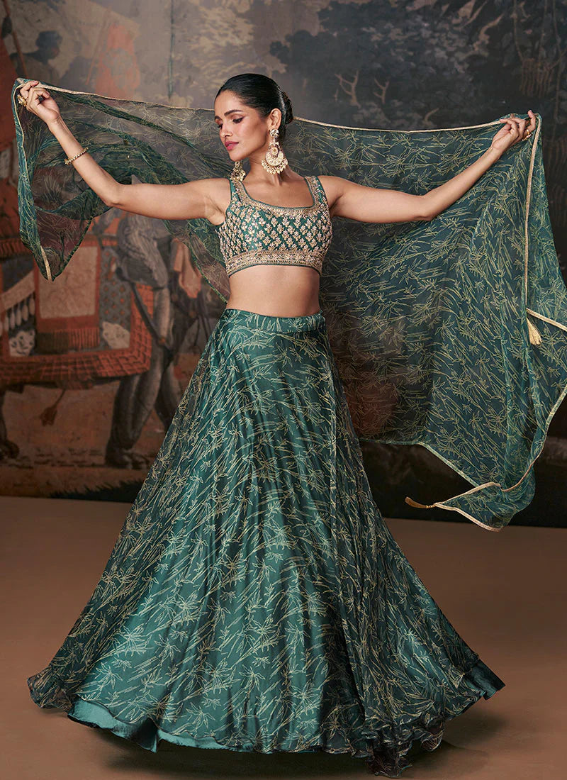 Emerald Reed Luxe Lehenga Set