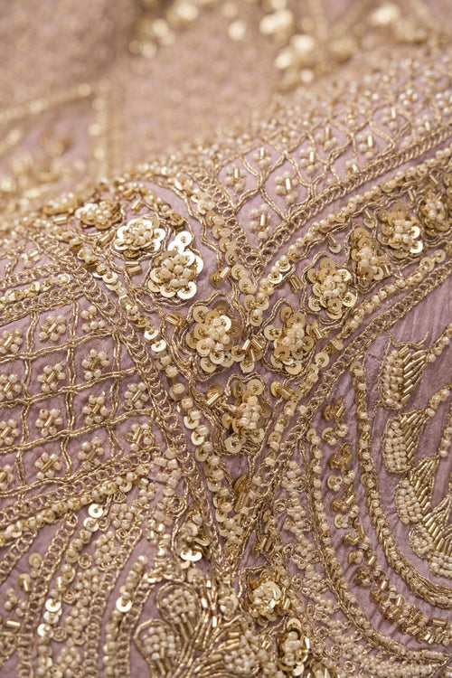Amara Blush Peplum Sharara Set
