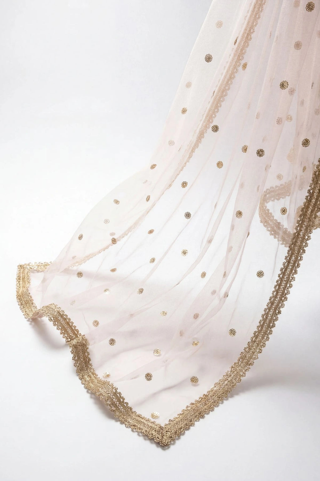 Amara Blush Peplum Sharara Set