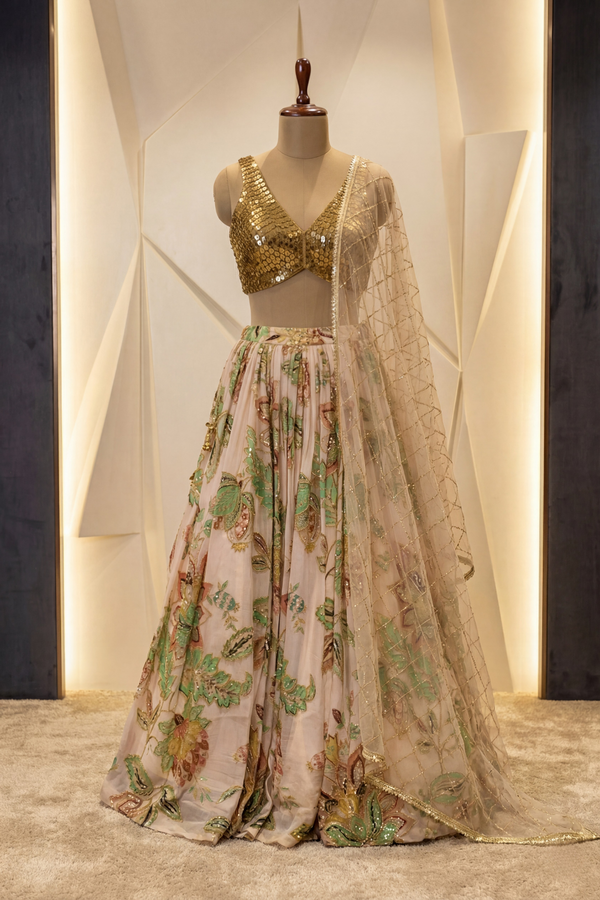 Gilded Bloom Lehenga Set