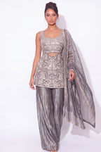 Étain Palazzo Suit Set
