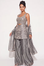 Étain Palazzo Suit Set