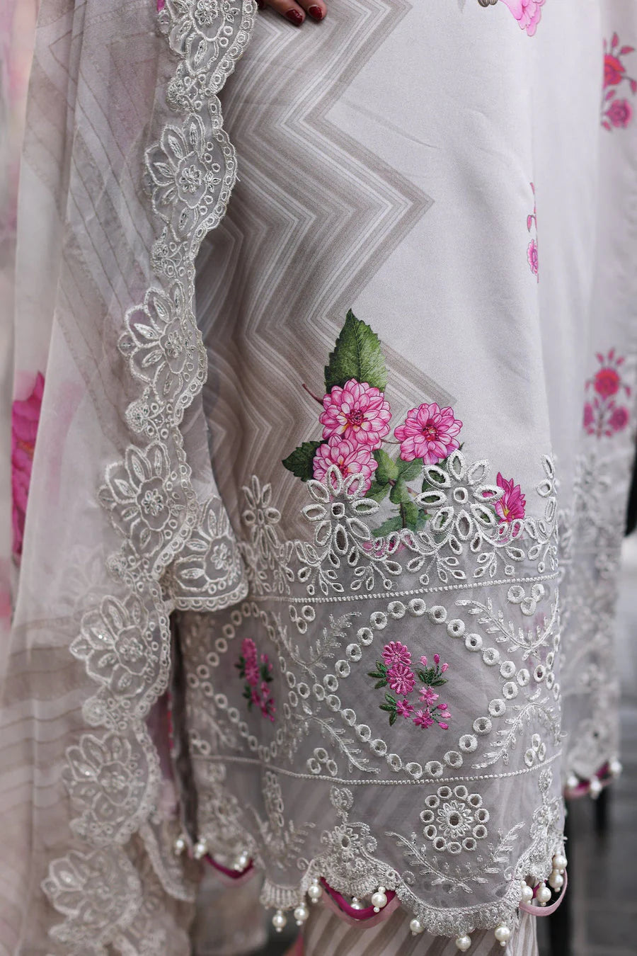 Floral Printed Suit - Dorie