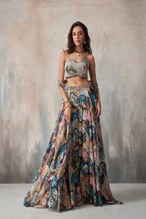 Maraya Mosaic Lehenga Set