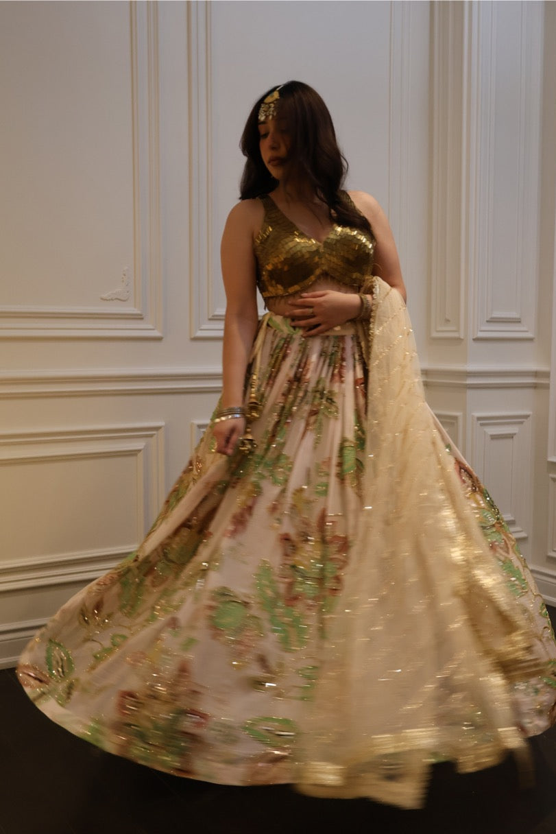 Gilded Bloom Lehenga Set