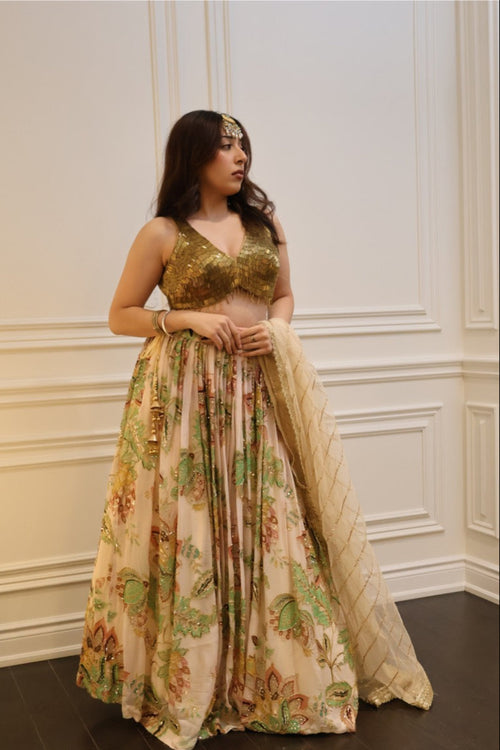 Gilded Bloom Lehenga Set