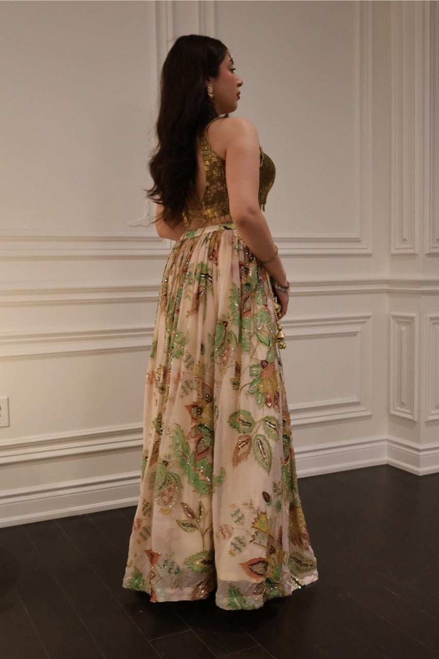 Gilded Bloom Lehenga Set