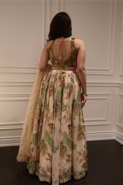Gilded Bloom Lehenga Set