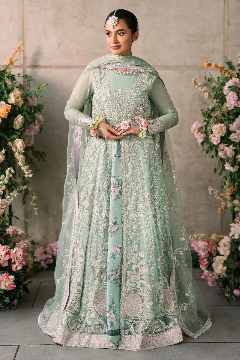 Sea Green Anarkali Gown - Dorie