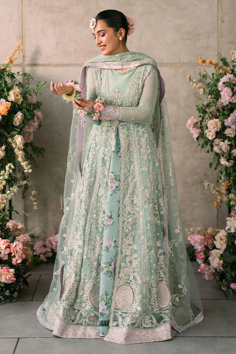 Sea Green Anarkali Gown - Dorie