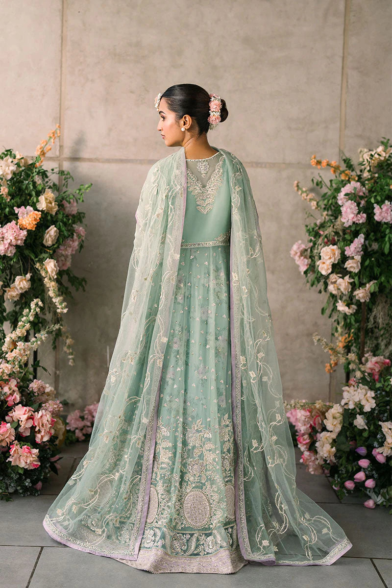 Sea Green Anarkali Gown - Dorie