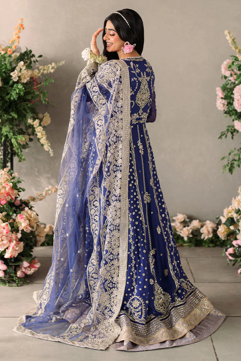 Royal Blue Lehnga Gown - Dorie