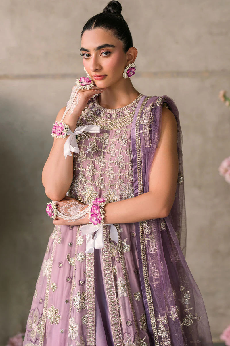Purple Sleeveless Anarkali Gown - Dorie