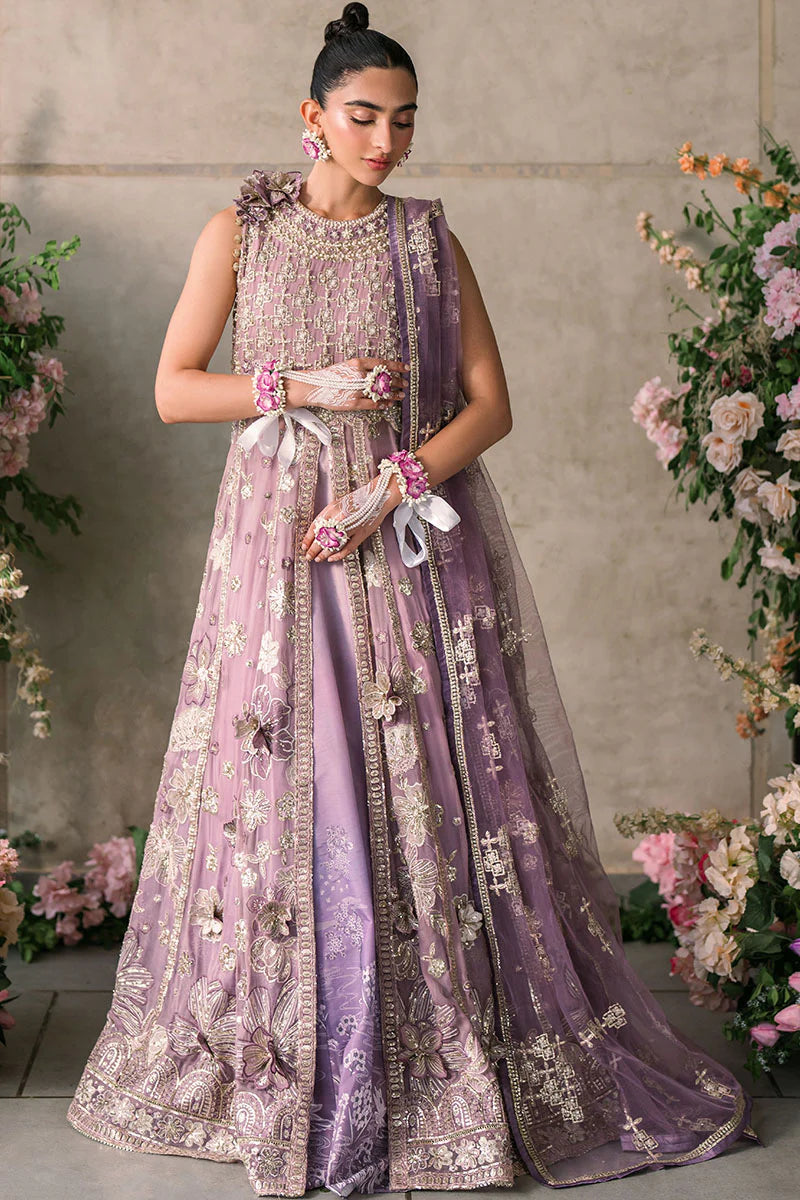 Purple Sleeveless Anarkali Gown - Dorie