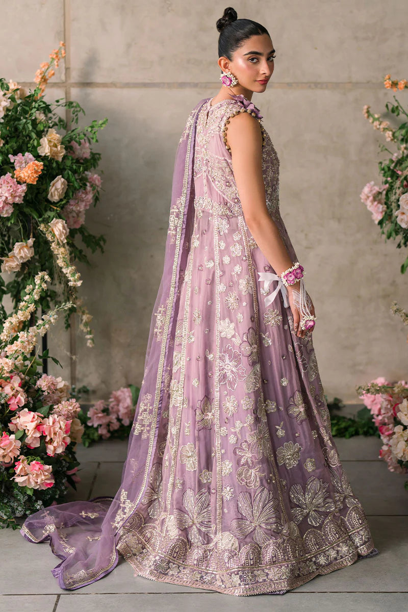 Purple Sleeveless Anarkali Gown - Dorie