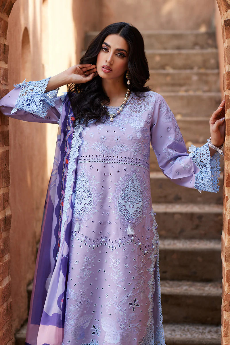 Lavender Eyelet Suit - Dorie