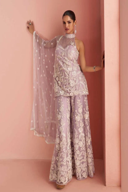 Mauve Vine Halter Set