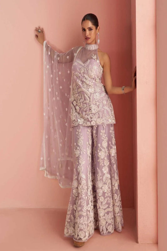 Mauve Vine Halter Set