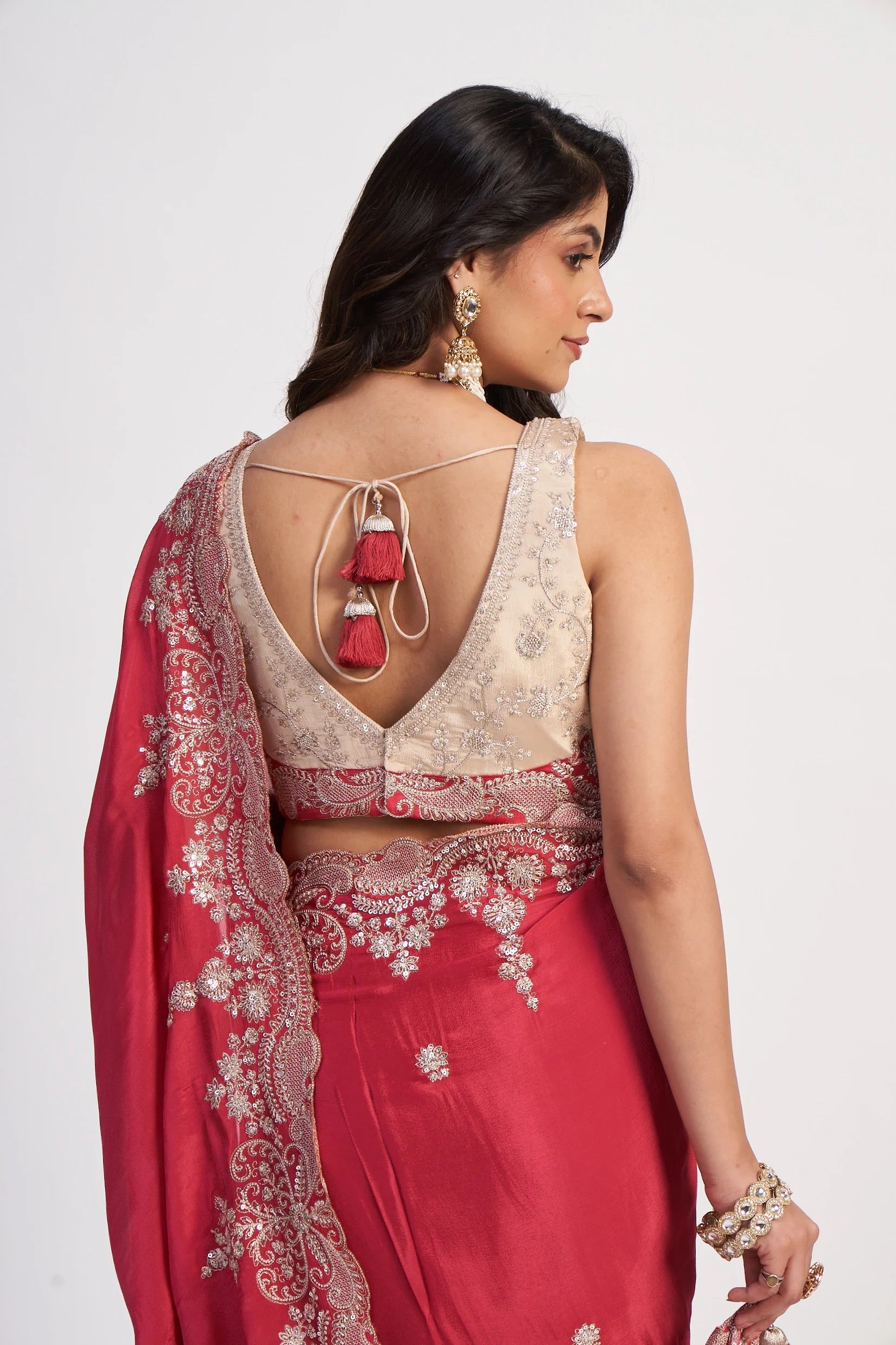 Aria Rouge Saree